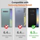 thumbnail image 3 of Paquete de 2 Protector de Pantalla de Vidrio Templado Entronix para Galaxy Note 9, Galaxy Note 8, 9H, Antiarañazos, Antiburbujas, Compatible con Fundas, 3 of 8