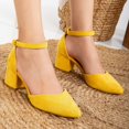 thumbnail image 3 of Marcelle - Zapatos de tacón de ante amarillo amarillo 24 CM, 3 of 4