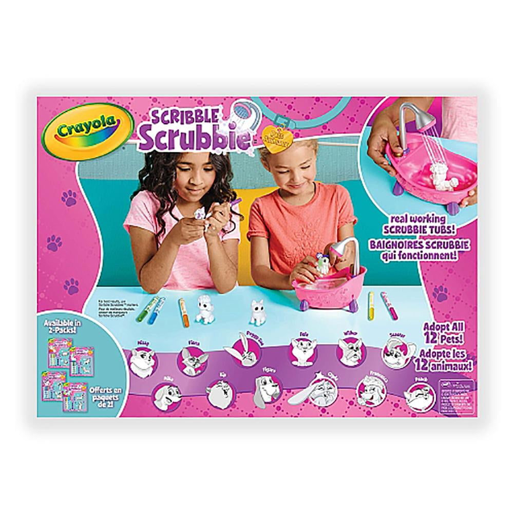 crayola scribble scrubbie pets zoo