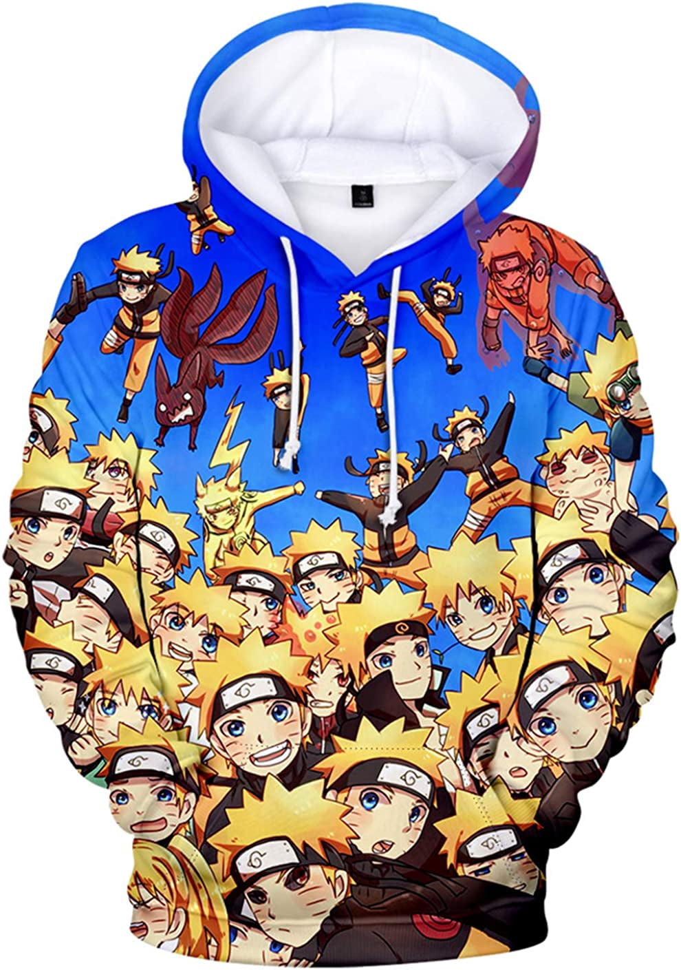 T-Shirt à Capuche Anime Cosplay Costume - Tailles 2XS à 4XL Pour Fans Et Usage Quotidien