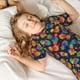 thumbnail image 5 of Balery Colorful Pineapples1 Conjunto de Pijama Infantil de Manga Corta con Estampado – Ropa de Dormir de Algodón Suave-X-Large, 5 of 6