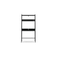 thumbnail image 3 of Signature Design by Ashley Contemporary Yarlow 36" Home Office Desk with Shelf, Black, 3 of 9