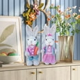 thumbnail image 6 of Rabbit Decorations Rabbits Bunny Animal Model 2pcs Easter Theme Party Supplies Ornaments 23cm/9in, 6 of 6