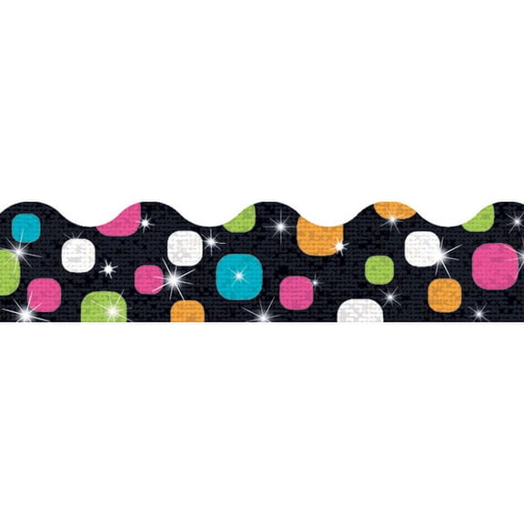 Trend Enterprises Inc 2.25 x 32.5 Inches Super Duper Dots Disco Sparkle Plus