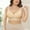 Beige, variant on VISALY Front Closure Bras Supportive Wireless Brasseamless Bra Oversize Bras for Women Breathable No Underwire Support Bralettes Everyday Bras Full Coverage Bras Lounge Bras Comfortable Bras Beige L