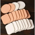 thumbnail image 2 of 20 Pcs Tablettes Éponge Maquillage Poudre Sèche Humide Poudre Éponge Pad, 2 of 7