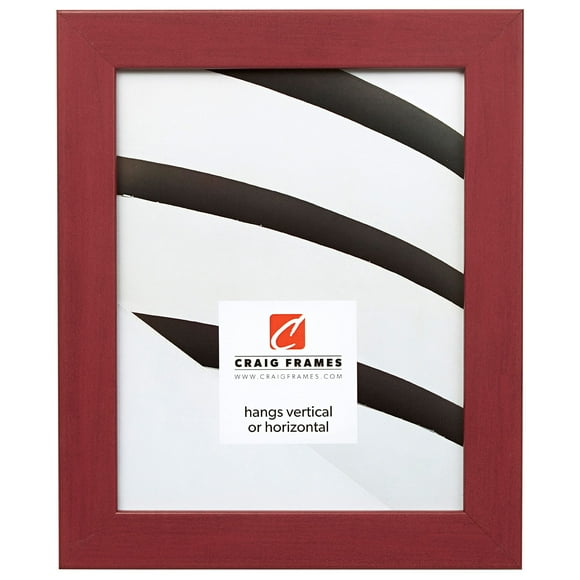 Craig Frames 26024 Cadre Photo 20 par 20 Pouces, Finition Lisse, 1.26 Pouces de Large, Rouge