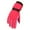 Hot Pink, variant on hengsof Kids Waterproof Winter Gloves with Zip Pocket Snow Ski Gloves Boys Girls Toddler Touchscreen Snowboard Gloves