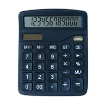 Back To School Supplies Sale!Small Solar Calculator,Solar Calculators for School,School Supplies Calculator Clearance,Calculator 12 Digit Desktop Basic Calculato Dual-Power with Large LCD Display