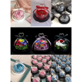 thumbnail image 2 of Funda de cristal con flor eterna, amor, 10 x 13 cm, con lámpara, adornos de flores rosas, regalo de flor eterna, 2 of 6