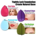 thumbnail image 3 of Set de batidora de esponjas de maquillaje S SUSANN con soporte, 12 unidades, para mujer, 3 of 9