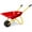 Red, variant on Costway Steel Wheelbarrow for Kids Red