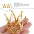 thumbnail image 3 of 2 Pcs Rhinestones Tiara Hair Trinkets Crown Shiny Decorations Alloy Baby Child, 3 of 6