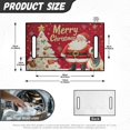 thumbnail image 6 of SEANATIVE Merry Christmas Golf Cart Seat Covers Santa Claus Golf Cart Cover with Pockets Breathable Golf Cart Cushion Cover Fits for Club Car and More 2 Person Seats Golf Carts Easy to Install, 6 of 7