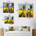 thumbnail image 4 of Designart "Countryside Spring Fields Farm Road I" Meadow Wall Art Set Of 2 - Traditional Yellow Gallery Wall Set For Home Decor, 4 of 6