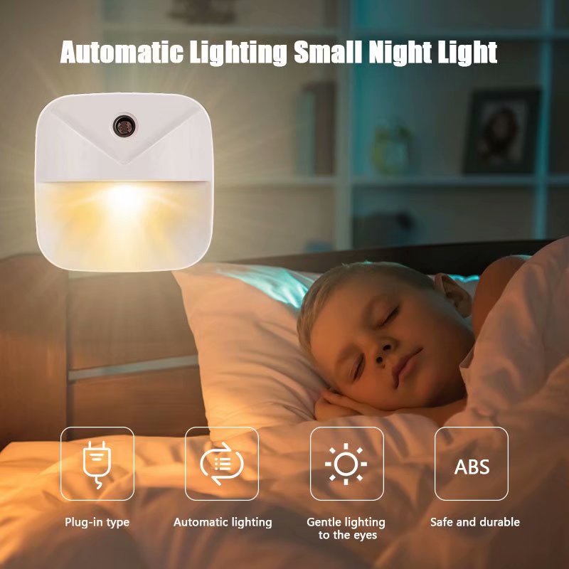 VicTsing 1Pcs LED Night Light Automatic Lighting Small Night Light,warm