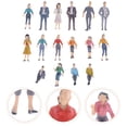 thumbnail image 2 of Miangastore Miniature Figures Abs For Model Railway 16Pcs, 2 of 8