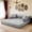 78.7" Corduroy Light Gray, variant on Timbernest 78.7" Convertible Sleeper Sofa Bed, Corduroy Boneless Sofa with 2 Pillows, Floor Sofa Lounge Couch for Living Room, Light Gray