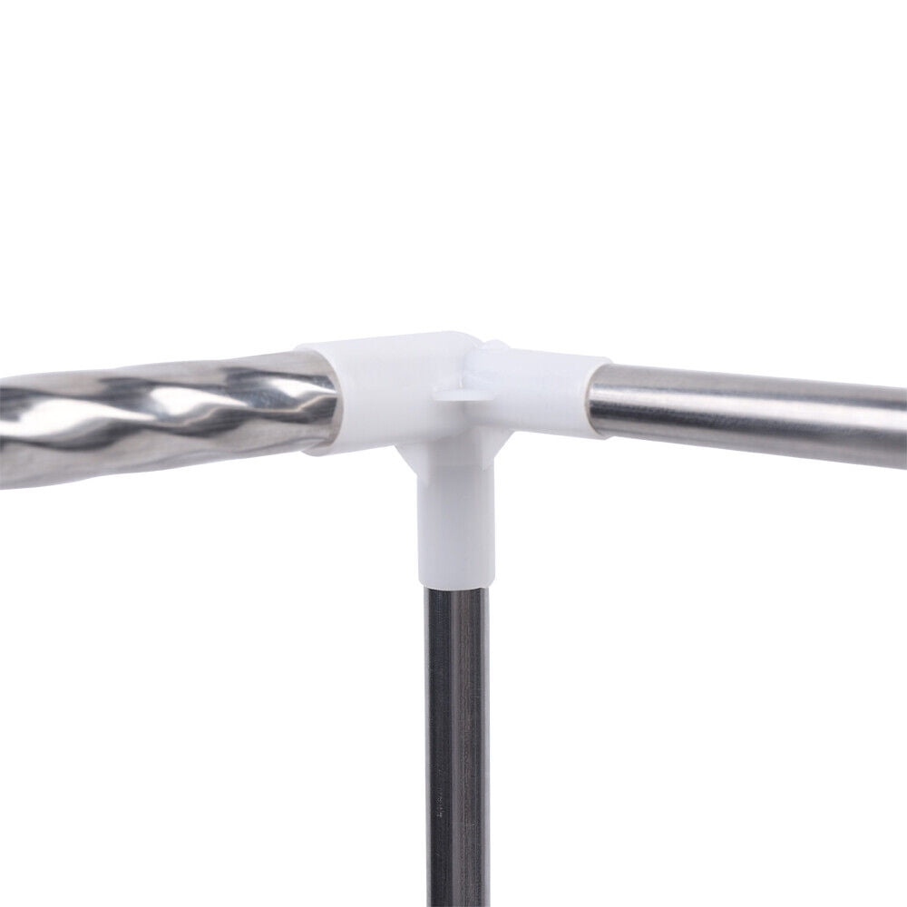 2*2*2m 4-Corner Bed Canopy Frame Post Bracket Mosquito Netting Curtain Support