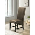 thumbnail image 2 of Barrand Upholstered Dining Side Chair Chocolate (Set of 2), 2 of 13