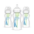 thumbnail image 1 of Dr. Brown's Anti-Colic Options+ Wide-Neck Baby Bottles, Level 1 Nipple, 0m+, 9oz bottles, 3 pack, 1 of 8