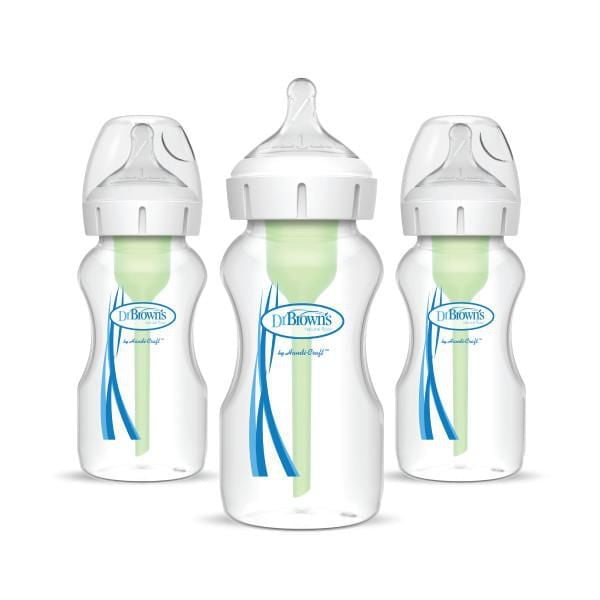 Dr. Brown's Biberon en Col large Options + 270 ml, paquet de 3