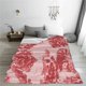 thumbnail image 5 of Balery Red Meat Manta de Felpa Suave y Acogedora – Cobija de Franela Aterciopelada para Cama, Lavable y Cálida para Sofá, Mascotas, Transpirable-40"x30", 5 of 7