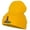 Yellow, variant on Witch Hat and Frog Embroidered Long Beanie - Yellow OSFM