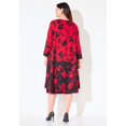 thumbnail image 2 of Catherines Women's Plus Size Modern Floral Jacket & Dress Duet, 2 of 4