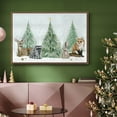 thumbnail image 6 of Christmas in the Forest Collection A - Framed Gallery Wrapped Holiday Canvas - 17 x 25 - Rosewood Frame, 6 of 8