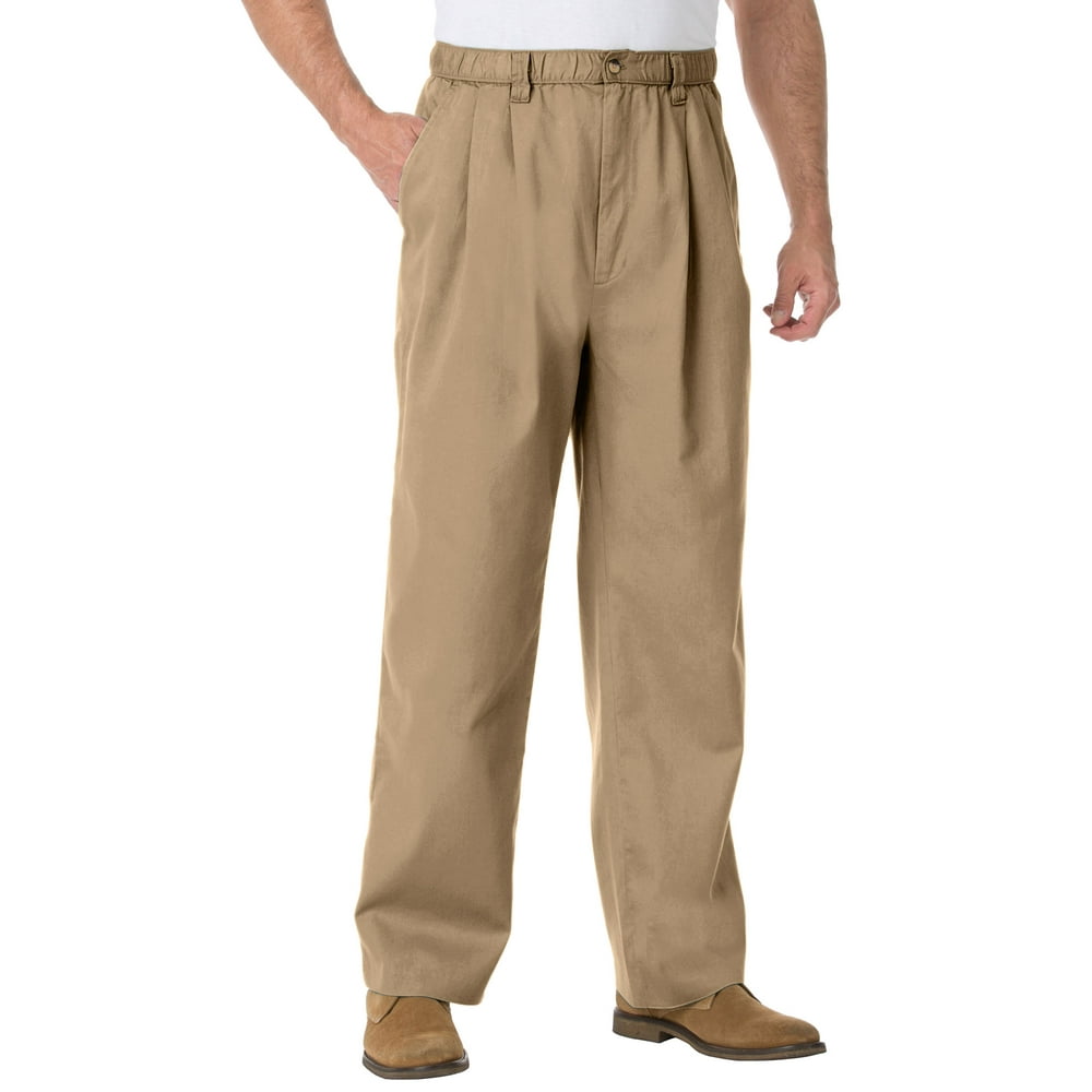 men's pleated pants with cuffs