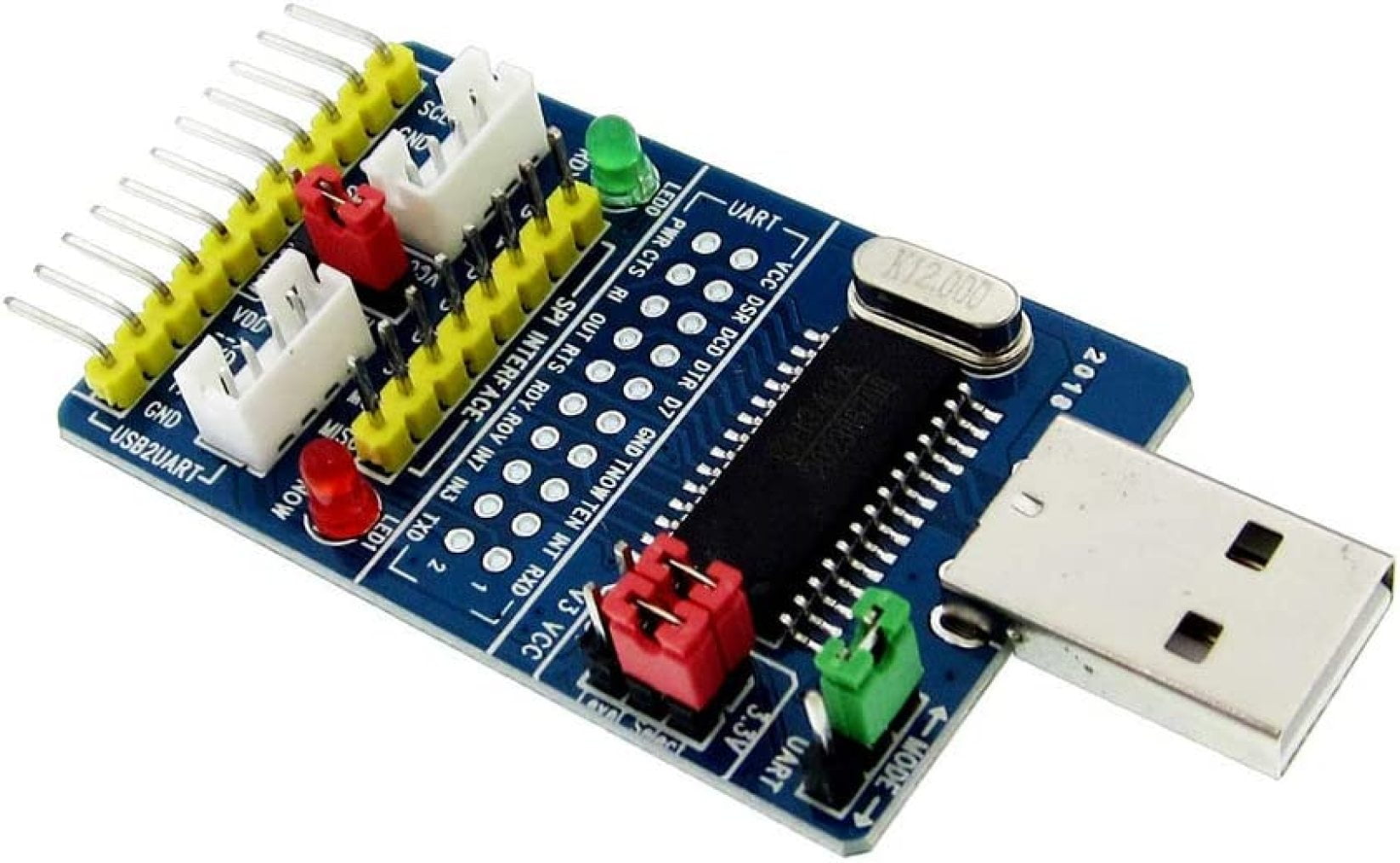 JuIShareE 1Pcs CH341A USB to I2C IIC SPI ISP UART TTL Serial Adapter ...