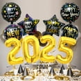 2025 New Years Eve YPF5 Party Supplies 10 Pcs 2025 Happy New Year