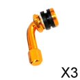 thumbnail image 1 of Colaxi 3xCNC Aluminum Motorcycle Scooter Rim Wheel Air Tyre Tire Valve Stem Gold 3 Pcs, 1 of 8