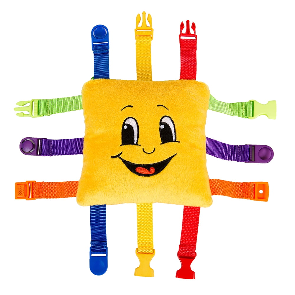 Buckle Toy Bongo Square Toddler Learning Toys Sensory Fine Motor