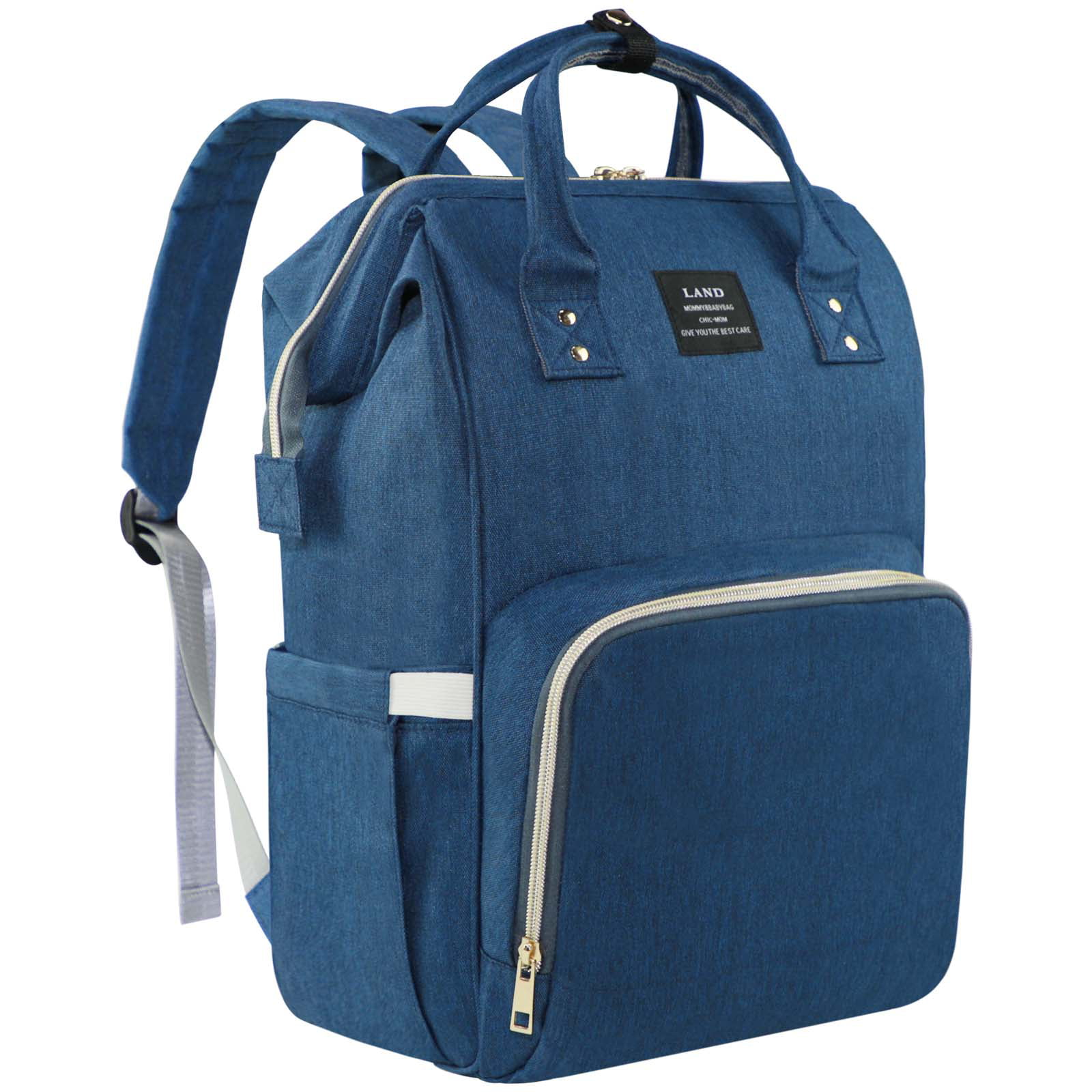 LAND Large Diaper Backpack, Multifunction Waterproof Travel Nappy Bag ...