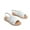 White, variant on Anuirheih Summer Women's Casual Shoes Fashion Fish Mouth Thick Sole Hollowed Out Sandals Sandals Women (Army Green)
