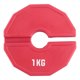 thumbnail image 2 of 1 Pieza de Discos Gimnasio Micro-Tipo, , Peso Fraccionario Goma, Fraccionario, Cambio Adicional, Rojo, Kg, 2 of 5