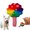L, variant on Lollipop Squeaky Crinkle Plush Pet Toy, Soft Crystal Polyester Interactive Chew Toy with Double Sound Design, Lightweight Stress Relief Teething Play Toy For Kittens Small Breed Dogs Indoor Solo Play