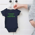 thumbnail image 5 of Cutest Little Brother Siblings Bodysuit Jumper Boys Infant Baby Brisco Brands 24M, 5 of 6