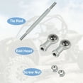 thumbnail image 4 of Unique Bargains 2 Pcs M8 80mm Tige de Direction Réglable Rotule pour 49cc ATV Électrique Go Kart Direction Colonne Suspension, 4 of 6