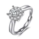 thumbnail image 4 of Anillos para mujer, regalos para mujer 2022, nuevo anillo de moissanita con diamante de ajuste abierto, ajustador de tamaño abierto para anillos sueltos., 4 of 5