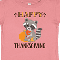 thumbnail image 4 of Inktastic Happy Thanksgiving Holiday Raccoon Boys or Girls Baby T-Shirt, 4 of 5