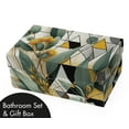 thumbnail image 7 of Ambesonne Eucalyptus Leaves Bathroom Decor Set in a Gift Box, Blossomy Leaf Art, 4 Pcs, Green Black Mustard, 7 of 7