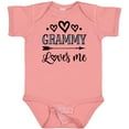 thumbnail image 3 of Inktastic My Grammy Loves Me Grandchild Girls Baby Bodysuit, 3 of 5