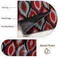 thumbnail image 6 of Red Black Geometric 2'x6' Runner Rugs for Hallway Kitchen Bedside Non Slip Washable, Abstract Art Diamond Modern Entryway Rug Runners with Rubber Backing, Long Carpet Runner for Laundry Room, 6 of 8