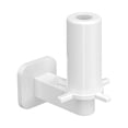 thumbnail image 2 of Oleegame 2PC Spoon And Lid Rest Simple Style Kitchen Toilet Storage Paper Towel Rack Wall-Mounted Plastic NEW White, 2 of 2