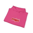thumbnail image 3 of Seventies Logo Enjoi Skateboard 2000 Mullen Johnson Vintage Classic Hoodie Print - XL / Heliconia, 3 of 5