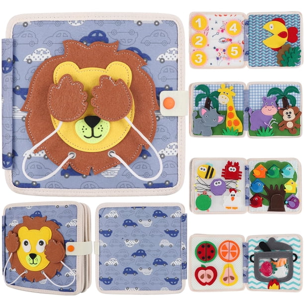 Montessori Busy Board KIDS KING para niños de 2 a 4 años