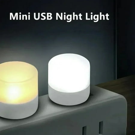 

LCNCAN Convenient affordable and portable Warm White LED Wholesale Mini USB Night Lights for Mobile Power - Eye Protection Reading Light - USB Plug Charging - Effective Illumination Sol